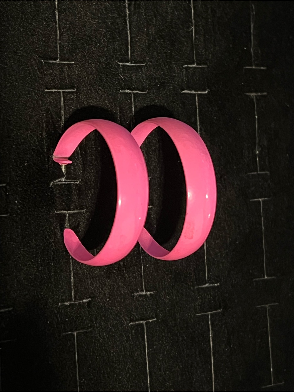 Pink Hoop Earrings - Women Jewelry